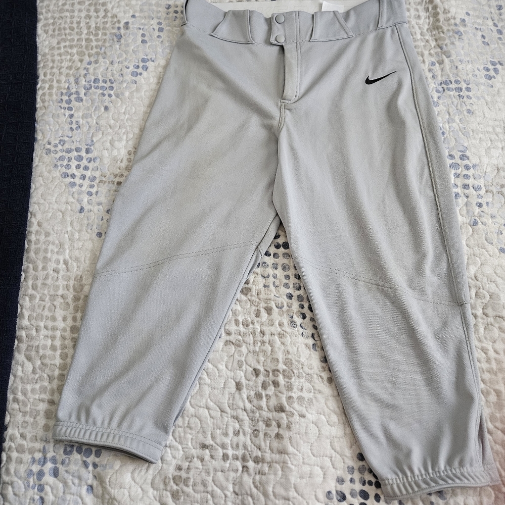 2 pair Men's Gray Nike Baseball pant- Nicker style